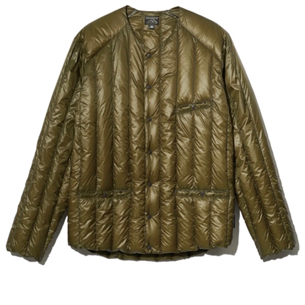 Rocky Mountain Featherbed Co. Olive Green Down Sweater NWT - Picture 2 of 8